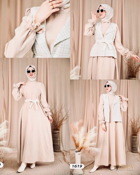 فستان شانيل 3 قطع