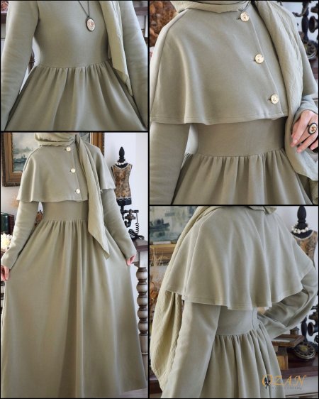 فستان اويشو قطعتين