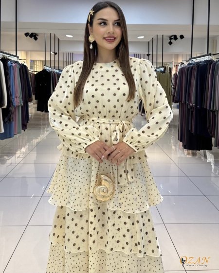فستان polka dots