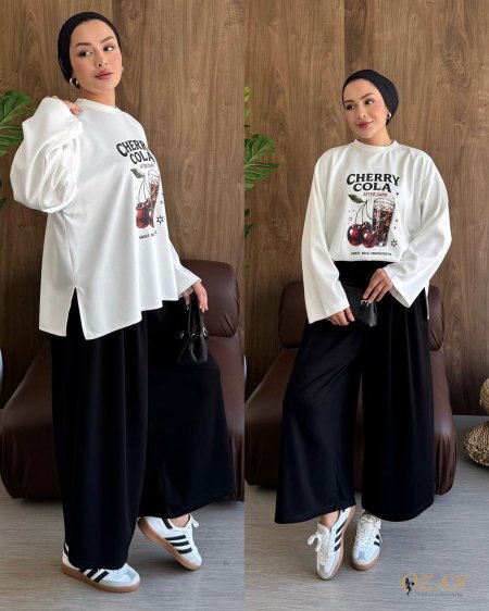 طقم بنطلون تريندي 🍒