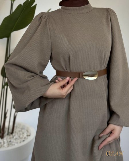 فستان عملي بحزام